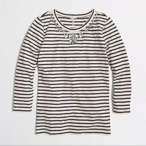 J Crew Striped Top